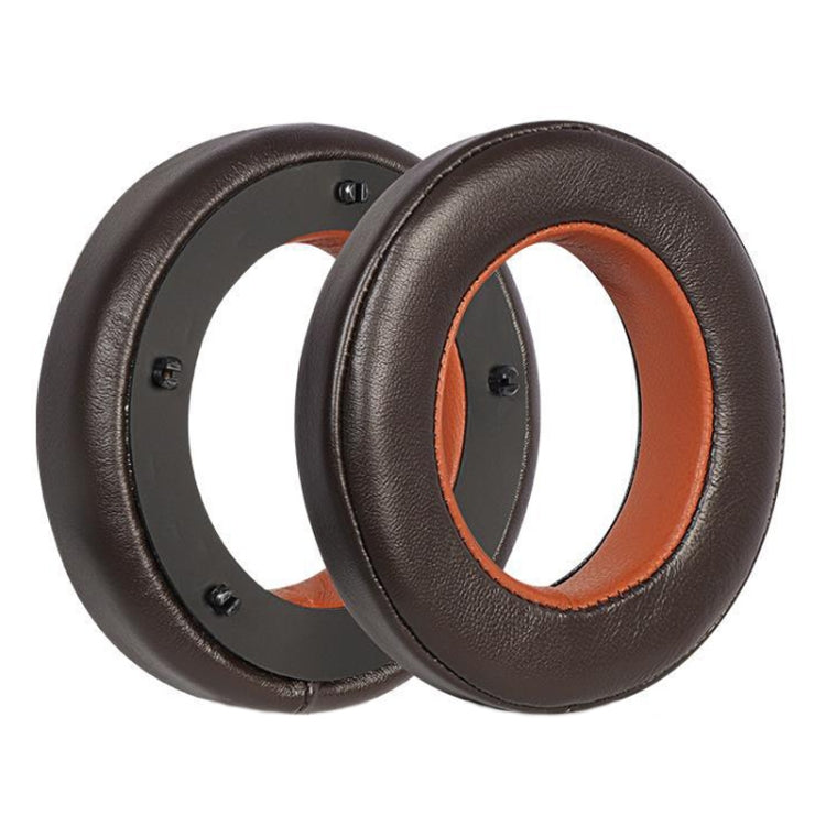 For Focal Clear MG Pro 1pair Leather Breathable and Comfortable Headset Cover, Color: Lambskin Brown - Earmuff & Pad by PMC TechLife | Online Shopping South Africa | PMC TechLife