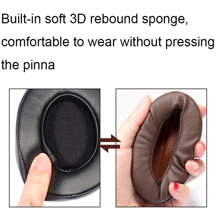 For Edifier W855BT 1pair Headset Soft and Breathable Sponge Cover, Color: Black Ice Silk - Earmuff & Pad by PMC TechLife | Online Shopping South Africa | PMC TechLife