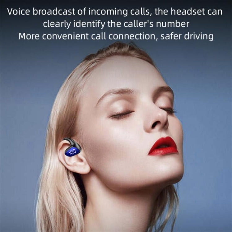 M-K8 Bluetooth Headset Ear Hanging Business Model Air Conduction Earphone(Blue) - Bluetooth Earphone by PMC TechLife | Online Shopping South Africa | PMC TechLife