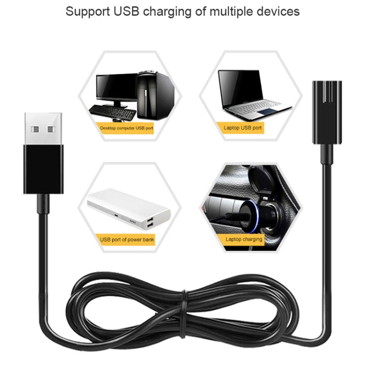 6pcs Electric Shaver USB Charging Cable for FLYCO Razor FS372 FS373 FS871 FS375 FS339 FS378 FS376 FS867, Color: Frosted - free shipping - PMC TechLife - Order now!