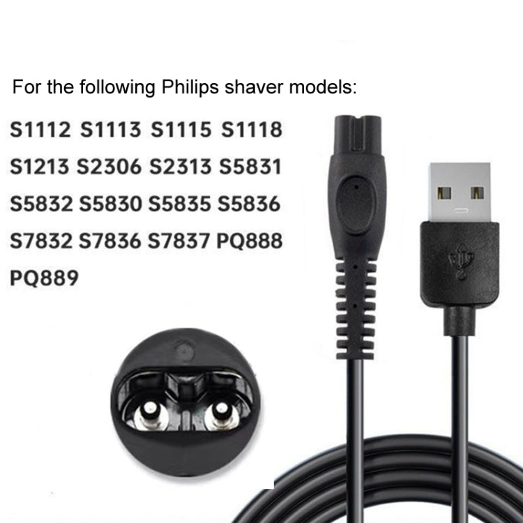 For Philips Electric Shaver PQ888 889 4pcs 5V USB Charging Cable - free shipping - PMC TechLife - Order now!