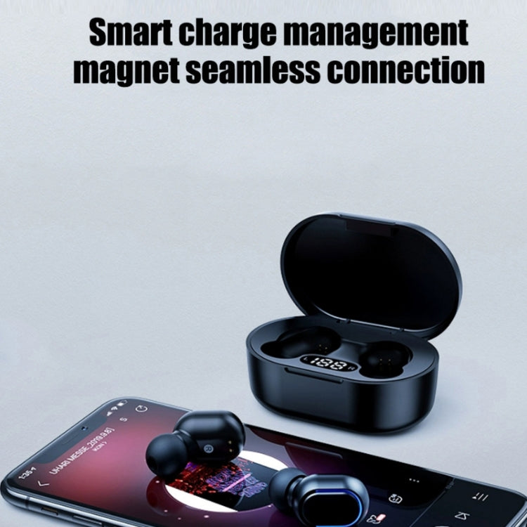 E7s Digital Sports Waterproof TWS Bluetooth 5.0 In-Ear Headphones(White) - TWS Earphone by PMC TechLife | Online Shopping South Africa | PMC TechLife
