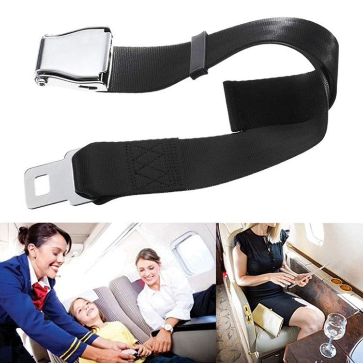 Two Point Aircraft Buckle Adjustable Seat Belt Extended Band(Black) - free shipping - PMC TechLife - Order now!