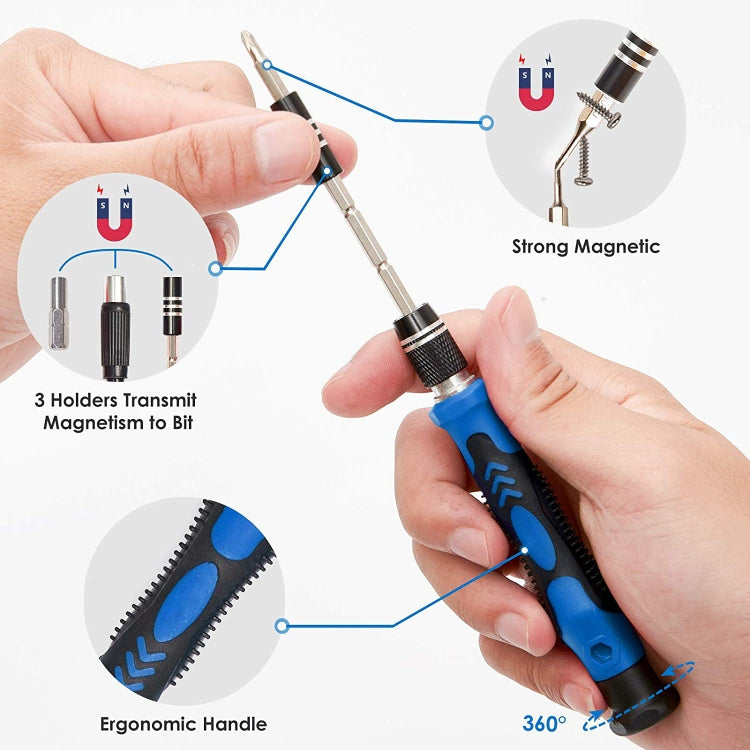 142 In 1 Precision Screwdriver Set Magnetic Screw Driver Bit Kit For PC Phone Repair Tool - Screwdriver Set by PMC TechLife | Online Shopping South Africa | PMC TechLife