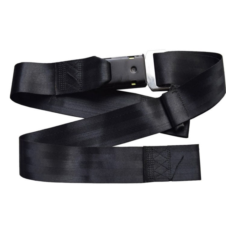 2pcs B7 Free Installation Motorcycle / Stretcher / Electric Wheelchair Seat Belt(Black) - Seat Belts & Padding by PMC TechLife | Online Shopping South Africa | PMC TechLife
