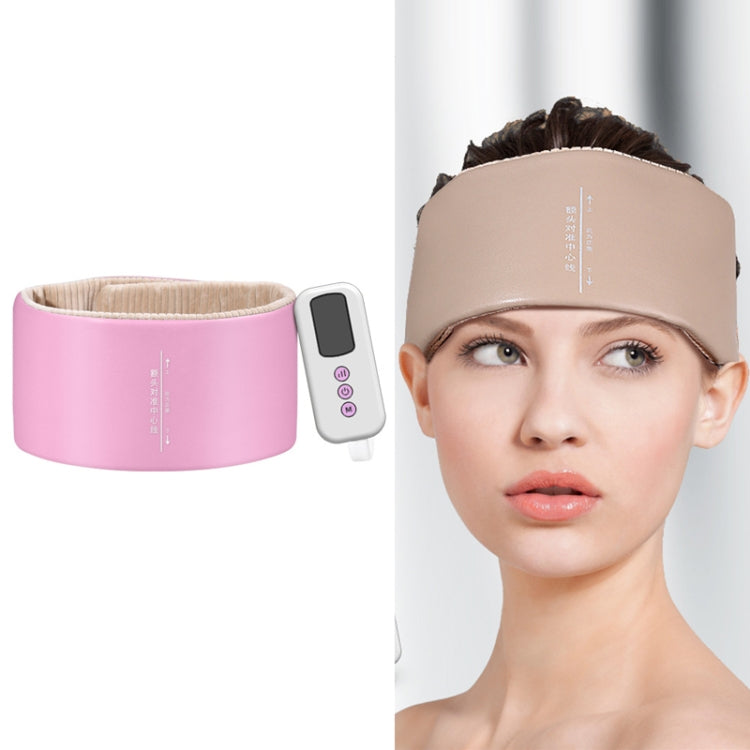JKQ-121 Head Massager Multifunctional Hot Compress Headache Sleep Aid Head Therapy Instrument(Pink) - free shipping - PMC TechLife - Order now!