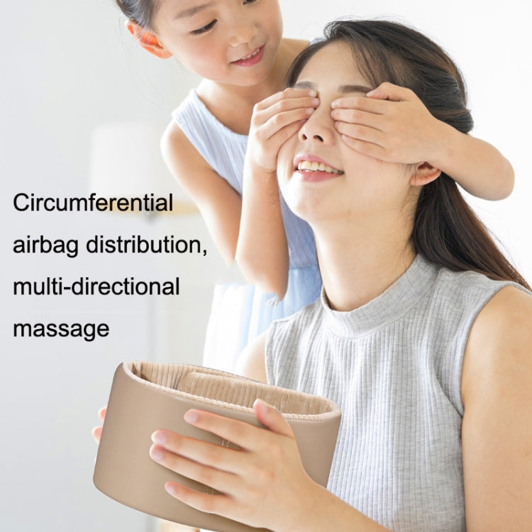 JKQ-121 Head Massager Multifunctional Hot Compress Headache Sleep Aid Head Therapy Instrument(Camel) - free shipping - PMC TechLife - Order now!