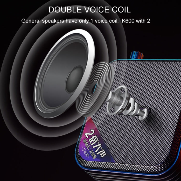 Rolton K600 7.4V Bluetooth Audio Speaker Megaphone Voice Amplifier Without Transmitter(Green) - free shipping - PMC TechLife - Order now!