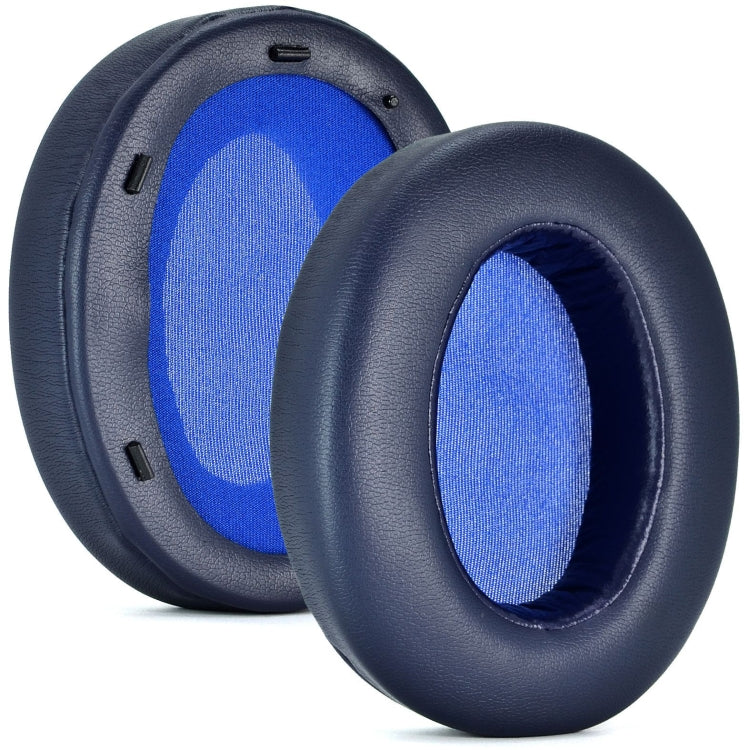 For Sony WH-XB910N XB910N 2pcs Headset Earmuffs Sponge Cover(Blue) - Earmuff & Pad by PMC TechLife | Online Shopping South Africa | PMC TechLife