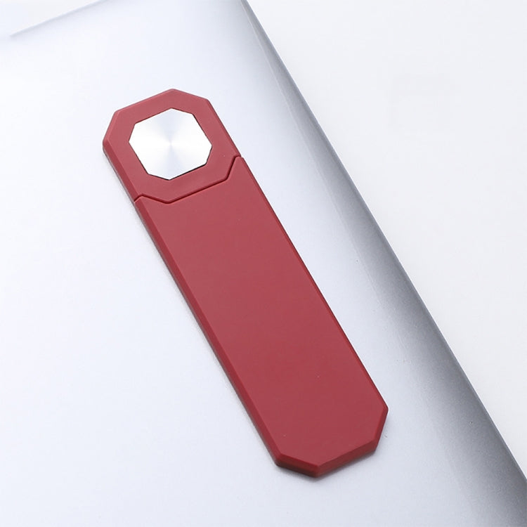 Laptop Telescopic Magnetic Phone Holder Expansion Phone Stand Car Screen Side Phone Mount(Tea Red) - Hand-Sticking Bracket by PMC TechLife | Online Shopping South Africa | PMC TechLife