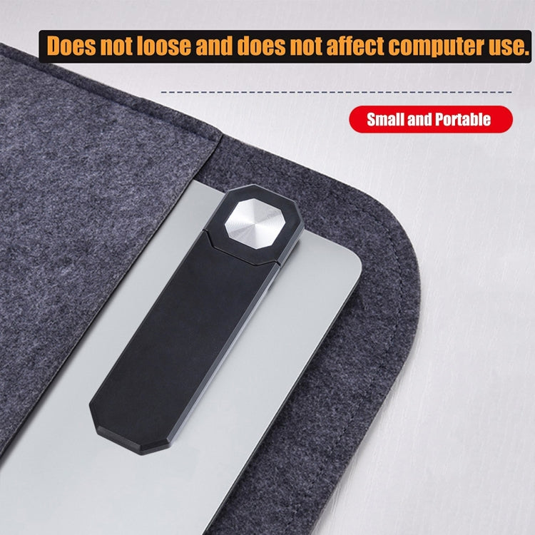 Laptop Telescopic Magnetic Phone Holder Expansion Phone Stand Car Screen Side Phone Mount(Black) - Hand-Sticking Bracket by PMC TechLife | Online Shopping South Africa | PMC TechLife