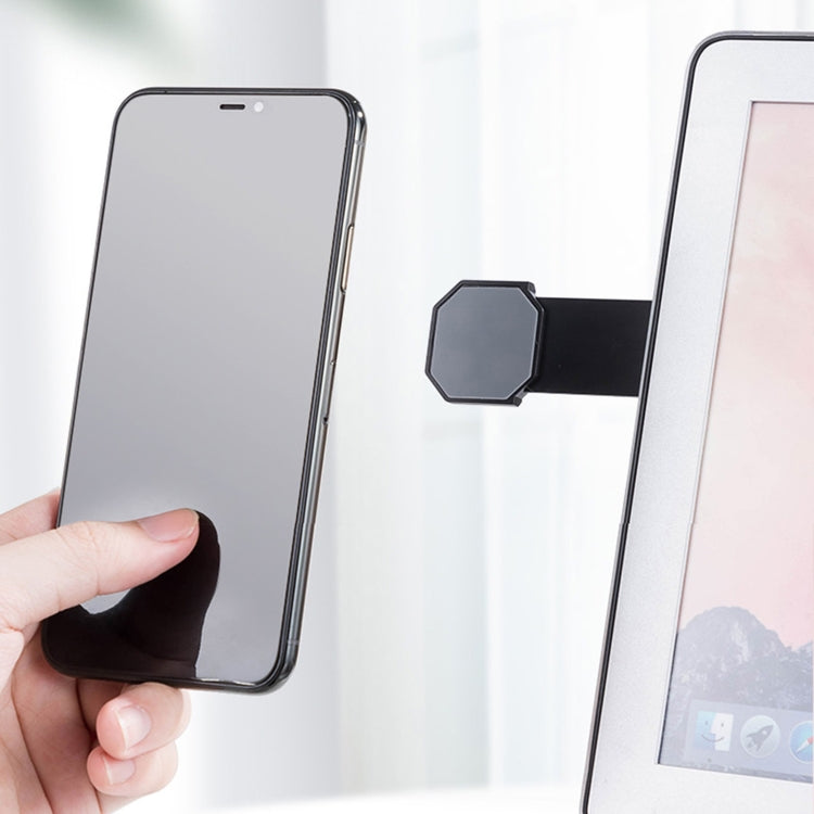 Laptop Telescopic Magnetic Phone Holder Expansion Phone Stand Car Screen Side Phone Mount(Black) - Hand-Sticking Bracket by PMC TechLife | Online Shopping South Africa | PMC TechLife