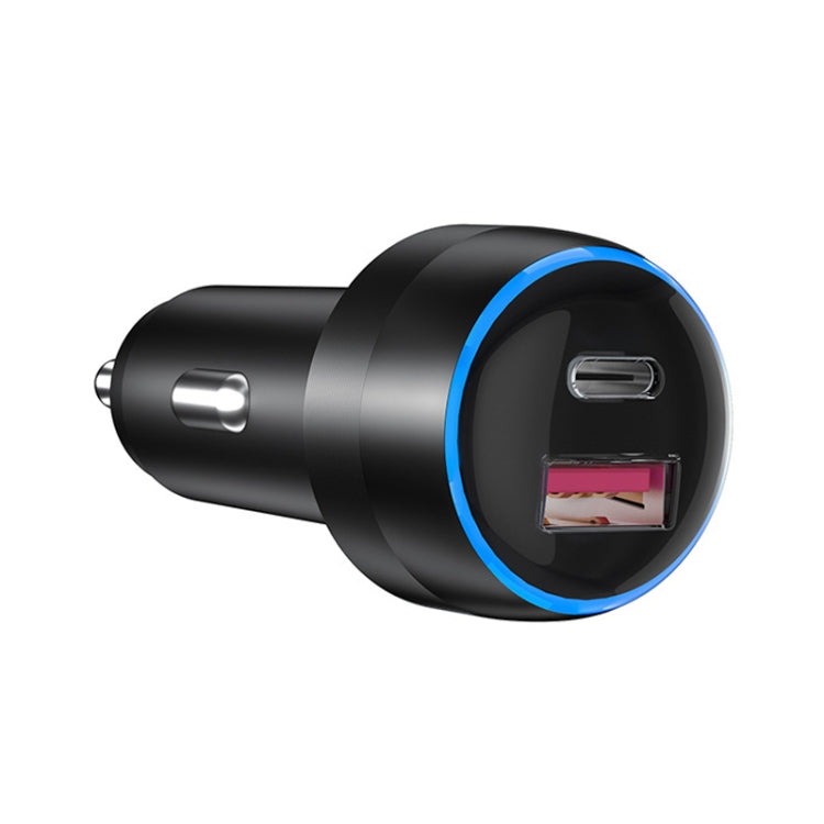 IBD355-1UC USB+Type-C/USB-C Dual Ports Mobile Phone Car Charger(QC3.0 18W+ PD 30W) - Car Charger by PMC TechLife | Online Shopping South Africa | PMC TechLife