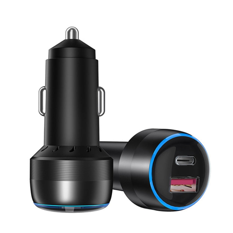 IBD355-1UC USB+Type-C/USB-C Dual Ports Mobile Phone Car Charger(QC3.0 18W+ PD 30W) - Car Charger by PMC TechLife | Online Shopping South Africa | PMC TechLife