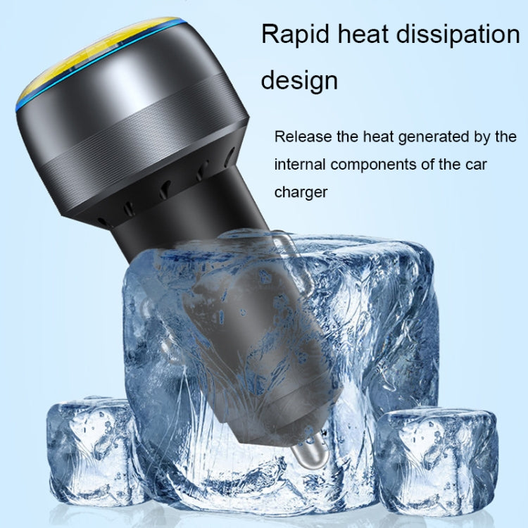 IBD355-1UC USB+Type-C/USB-C Dual Ports Mobile Phone Car Charger(QC3.0 18W+ PD 30W) - Car Charger by PMC TechLife | Online Shopping South Africa | PMC TechLife