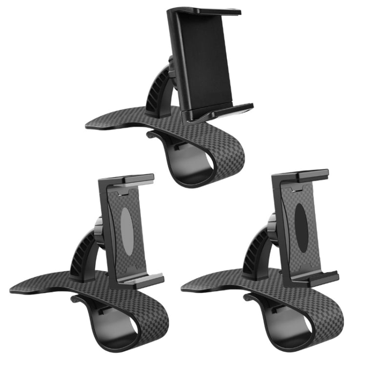 Car Dashboard Navigation Snap-on Mobile Phone Holder(Black) - Car Holders by PMC TechLife | Online Shopping South Africa | PMC TechLife