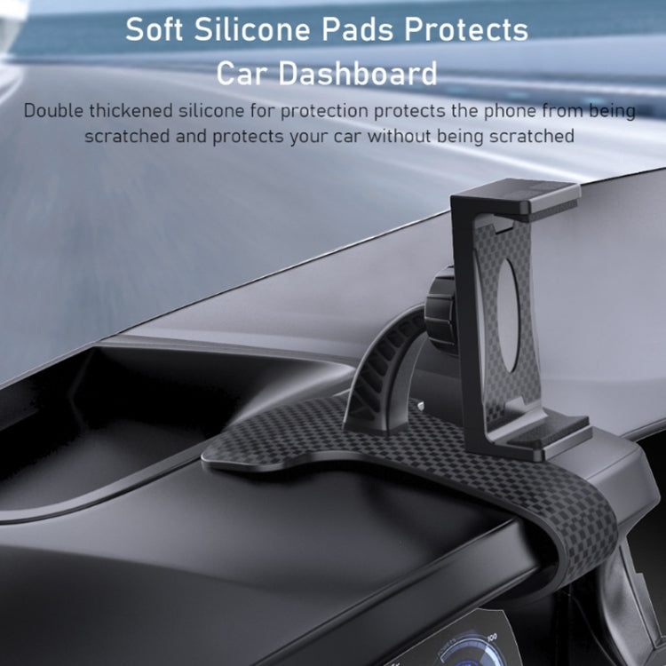 Car Dashboard Navigation Snap-on Mobile Phone Holder(Black) - Car Holders by PMC TechLife | Online Shopping South Africa | PMC TechLife