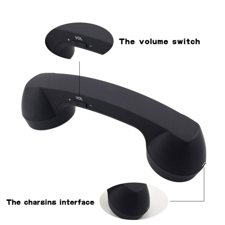 Bluetooth Wireless Connection Retro Microphone External Mobile Phone Handset(Yellow) - Bluetooth Earphone by PMC TechLife | Online Shopping South Africa | PMC TechLife