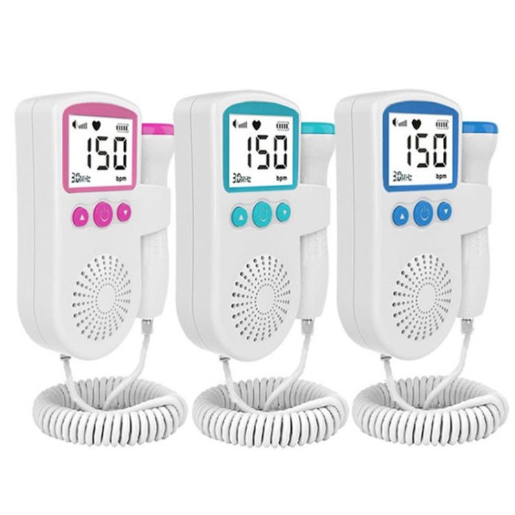 B3 Home Doppler Ultrasound Handheld Fetal Heart Pregnant Women Fetal Heart Monitor(Blue) - Heart Rate Monitoring by PMC TechLife | Online Shopping South Africa | PMC TechLife