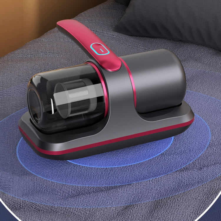100W 8000 Pa Wireless Charging Mite Removal Instrument Vacuum Cleaner UV Sterilization Machine(Red) - Handheld Cleaner & Mops by PMC TechLife | Online Shopping South Africa | PMC TechLife | Buy Now Pay Later Mobicred