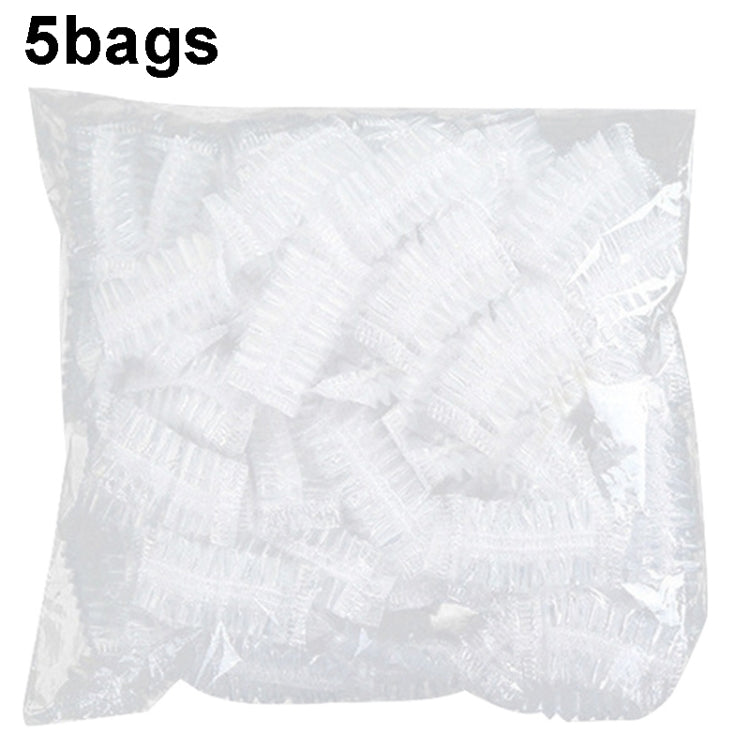 5bags Ears Disposable Waterproof Earmuffs Hair Dyeing Bathing Beauty Waterproof Earmuffs(White) - free shipping - PMC TechLife - Order now!