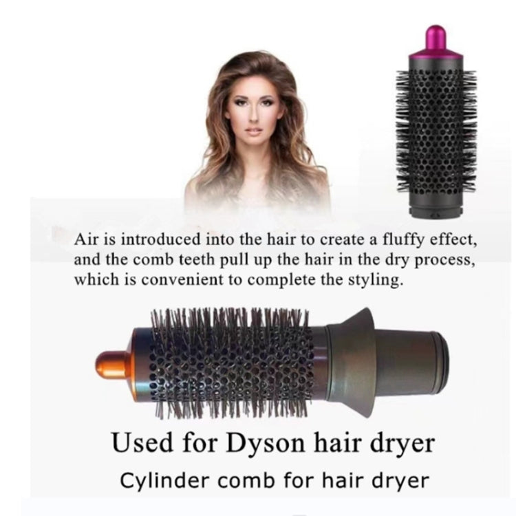 For Dyson Airwrap Cylinder Comb Hair Dryer Curling Attachment(Black Red) - free shipping - PMC TechLife - Order now!