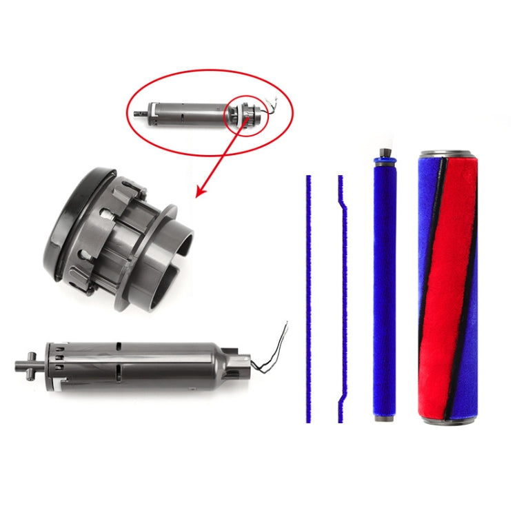 For Dyson V6-V11 Thin Brush Bar Vacuum Cleaner Soft Roller Head Parts - free shipping - PMC TechLife - Order now!
