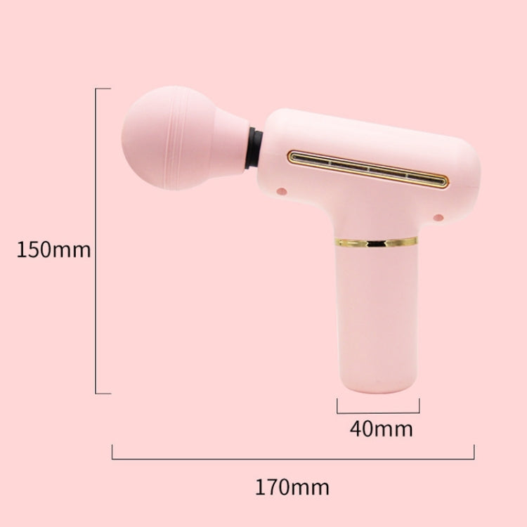 ZD8889 Mini Fascia Device Muscle Relaxation Massage Stick Handheld Vibration Portable Massager Gun(Pink) - free shipping - PMC TechLife - Order now!