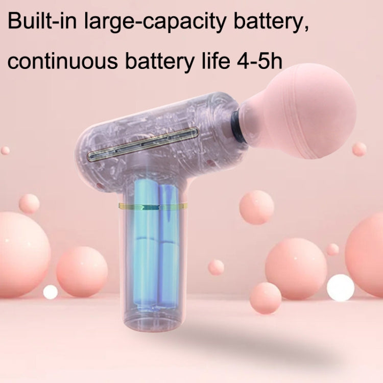 ZD8889 Mini Fascia Device Muscle Relaxation Massage Stick Handheld Vibration Portable Massager Gun(Pink) - free shipping - PMC TechLife - Order now!