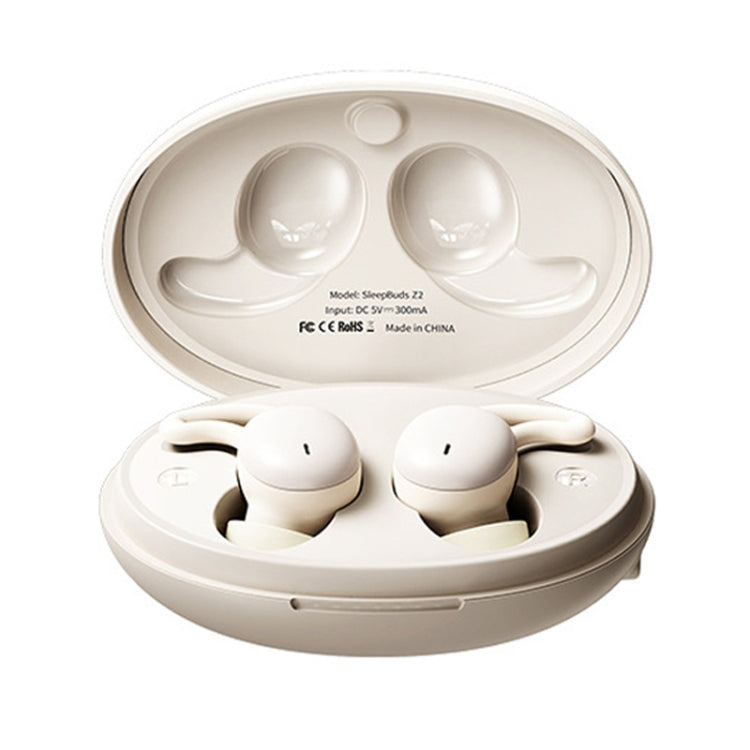 REMAX SleepBuds Z2 Sleep Wireless Music Headphones Half In-Ear Stereo TWS Bluetooth Earphone(Beige) - free shipping - PMC TechLife - Order now!
