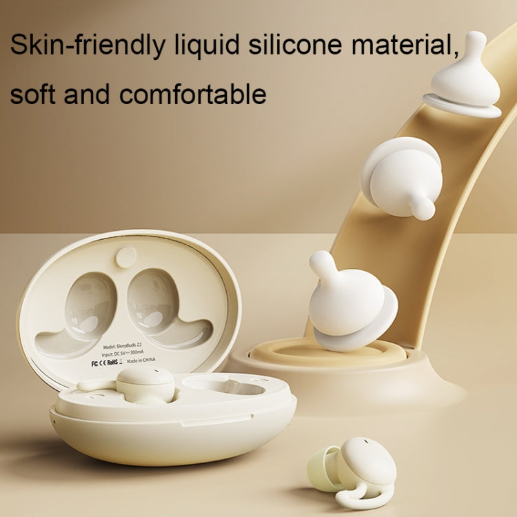 REMAX SleepBuds Z2 Sleep Wireless Music Headphones Half In-Ear Stereo TWS Bluetooth Earphone(Beige) - free shipping - PMC TechLife - Order now!