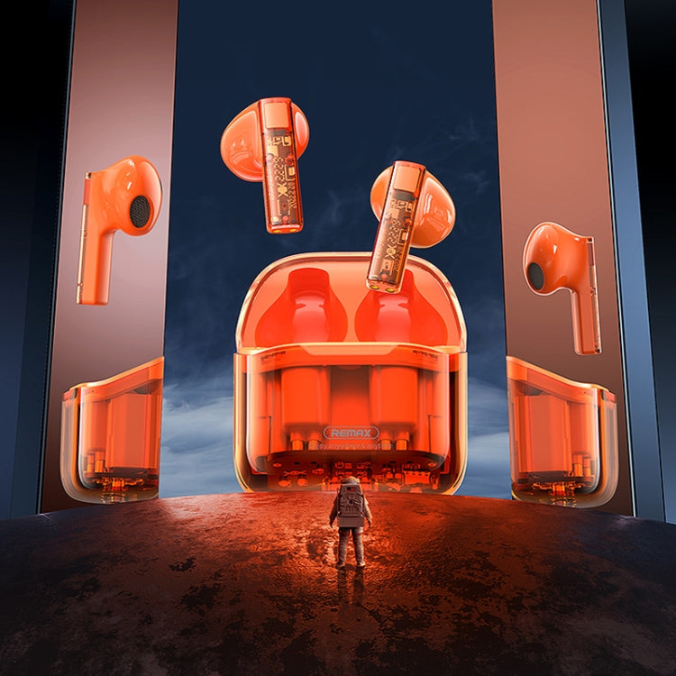 REMAX CozyBuds 6C TWS Transparent Cabin Low Delay Wireless Bluetooth Headset(Black) - TWS Earphone by REMAX | Online Shopping South Africa | PMC TechLife | Buy Now Pay Later Mobicred