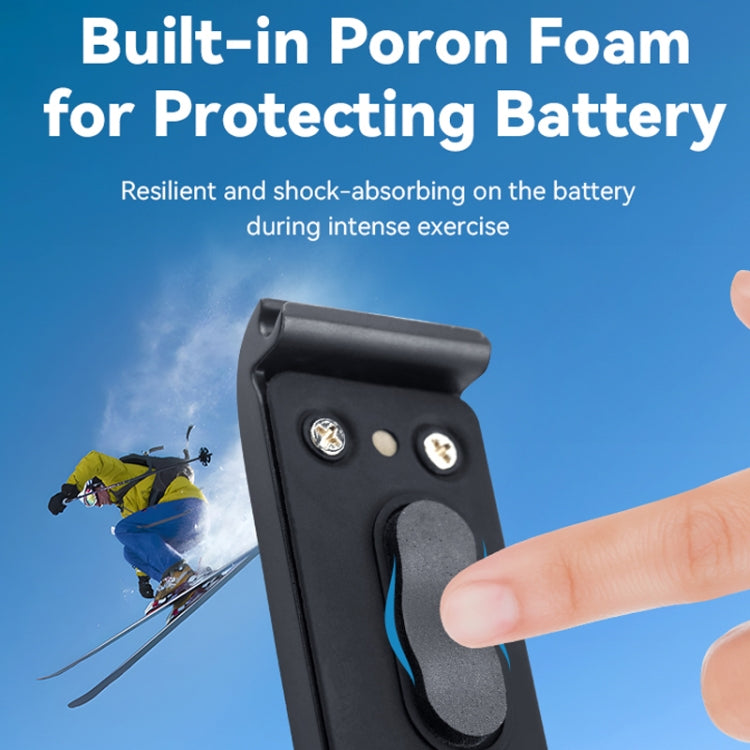 For GoPro Hero11 Black / HERO10 Black /9 Black TELESIN Weather-resistant Side Cover Easy Removable Charging Cover Port(Black) - free shipping - PMC TechLife - Order now!