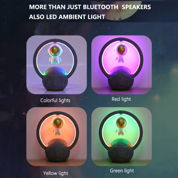 Y-598 Suspended Astronaut Bluetooth Speaker RGB Light Subwoofer Ornament,Spec: 598A Golden+Gift Bag - Desktop Speaker by PMC TechLife | Online Shopping South Africa | PMC TechLife