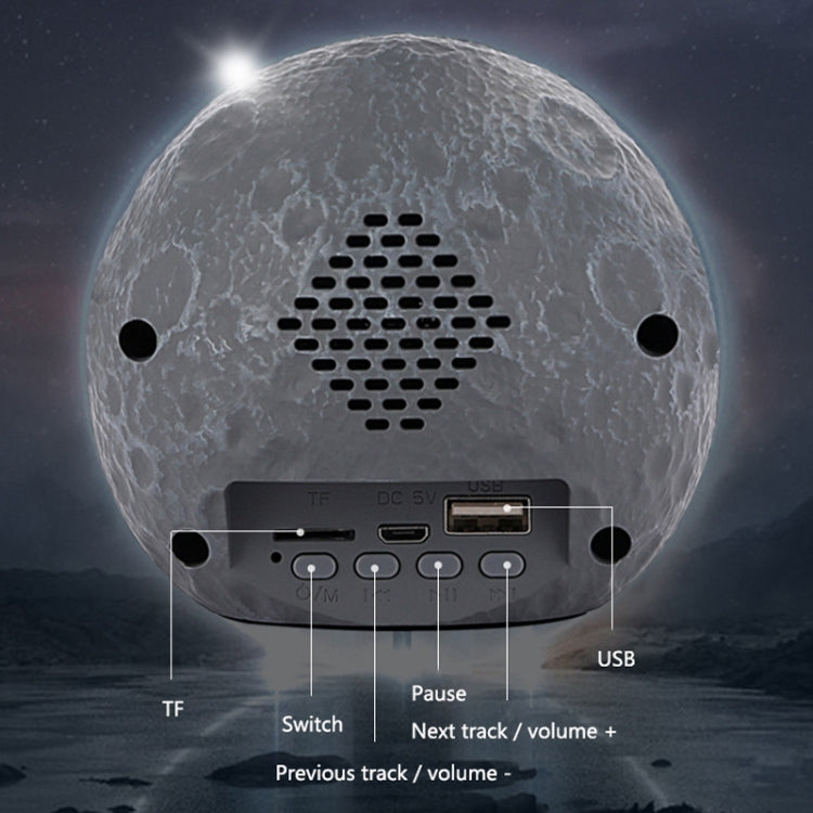 Y-598 Suspended Astronaut Bluetooth Speaker RGB Light Subwoofer Ornament,Spec: 598B Golden+Gift Bag - Desktop Speaker by PMC TechLife | Online Shopping South Africa | PMC TechLife