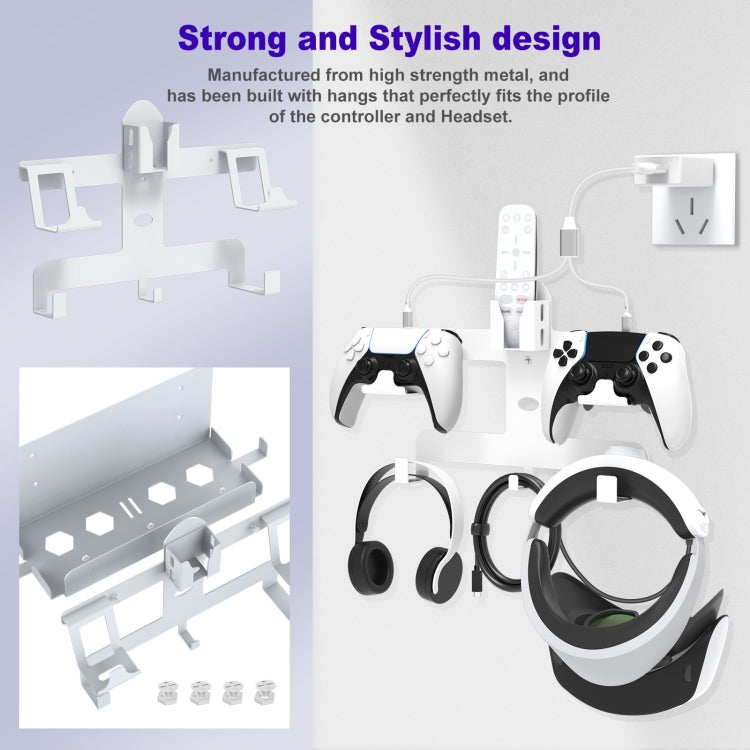 For PS5 / PS VR2 Series JYS JYS-P5163 Helmet Headset Host Handle Storage Rack - free shipping - PMC TechLife - Order now!