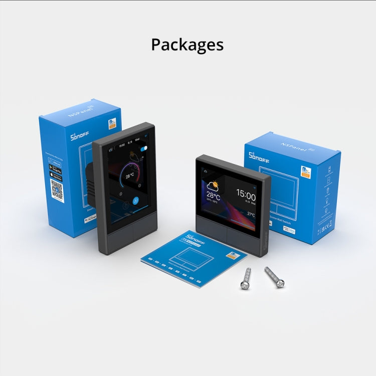 Sonoff NSPanel WiFi Smart Scene Switch Thermostat Temperature All-in-One Control Touch Screen, EU Plug(Black) - free shipping - PMC TechLife - Order now!