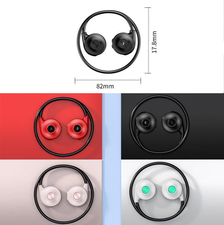 M1S Bone Conduction Stereo Vibrator Speaker Bluetooth Earphones(Pink) - Bluetooth Earphone by PMC TechLife | Online Shopping South Africa | PMC TechLife