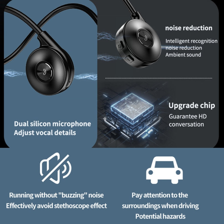 M1S Bone Conduction Stereo Vibrator Speaker Bluetooth Earphones(Red) - Bluetooth Earphone by PMC TechLife | Online Shopping South Africa | PMC TechLife