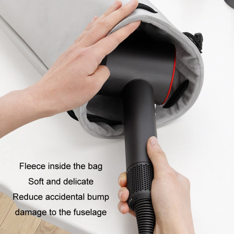 Baona DS-003 for Dyson Hair Dryer Complete Accessories PU Storage Bag(Grey) - free shipping - PMC TechLife - Order now!