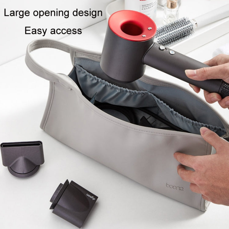 Baona BN-DS001 for Dyson Hair Dryer Accessories Leather Organizer(Black) - free shipping - PMC TechLife - Order now!