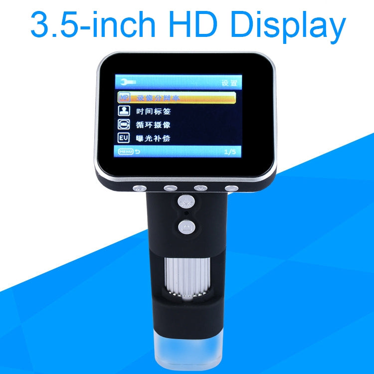 DM1 3.5-inch Screen Smart Wireless 500X HD Digital Microscope Handheld Portable Children Microscope without Stand - free shipping - PMC TechLife - Order now!
