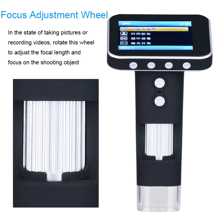 DM1 3.5-inch Screen Smart Wireless 500X HD Digital Microscope Handheld Portable Children Microscope without Stand - free shipping - PMC TechLife - Order now!