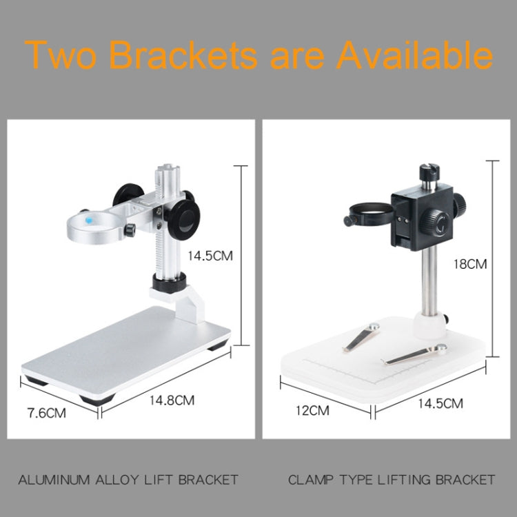 DM3 4.3-Inch Screen LED Light 1000X HD Portable Electronic Digital Microscope, Specification: Metal - free shipping - PMC TechLife - Order now!