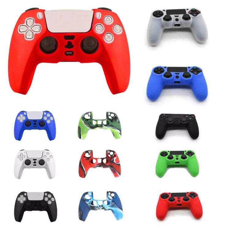 For PS5 Controller Silicone Case Protective Cover, Product color: Camouflage Red - Cases by PMC TechLife | Online Shopping South Africa | PMC TechLife