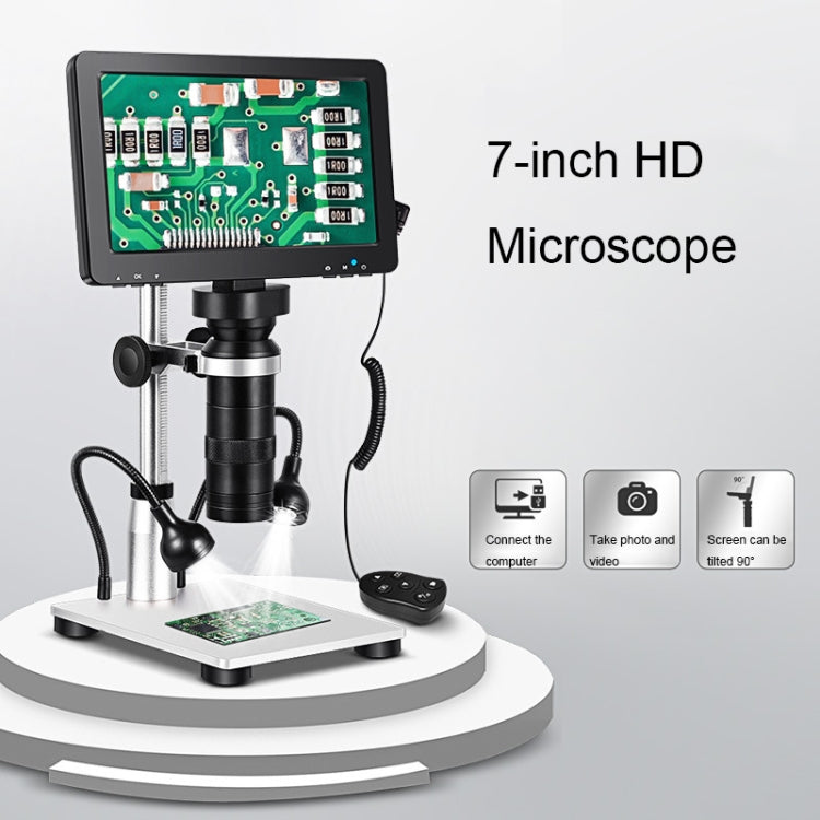 1200X 7-Inch HD Display Multifunctional Maintenance Inspection Digital Microscope(DM9-S) - free shipping - PMC TechLife - Order now!