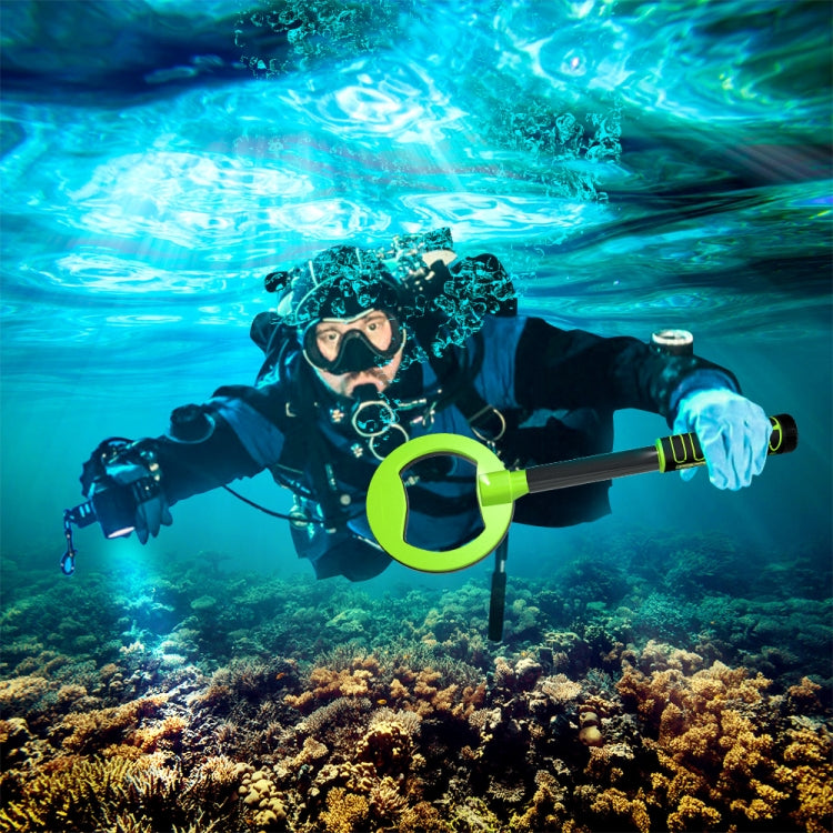 Goint Waterproof Handheld Metal Detector Underwater Treasure Hunter Detector(IP760 Green Round) - free shipping - PMC TechLife - Order now!