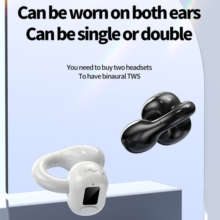 M10 IPX5 Waterproof Ear Clip Bluetooth Earphones, Style: Doble Skin Color - Bluetooth Earphone by PMC TechLife | Online Shopping South Africa | PMC TechLife