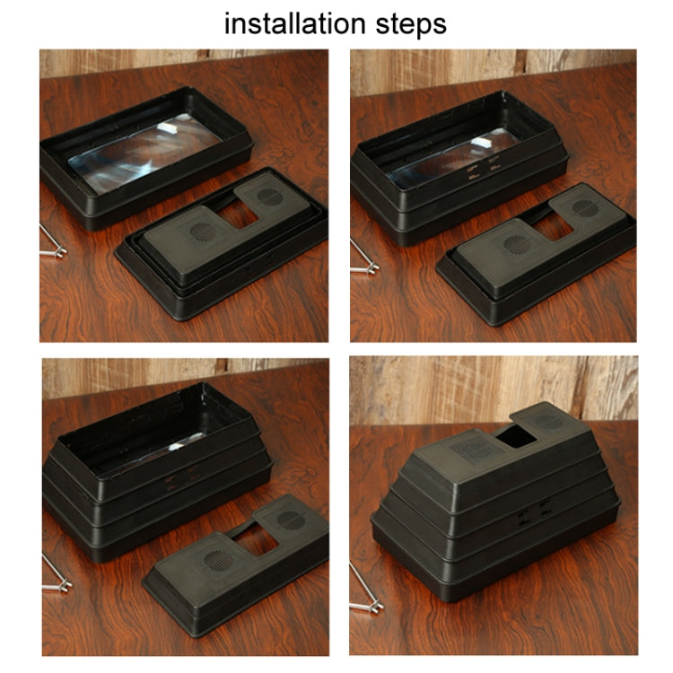 Retro TV Mobile Phone Screen Video Amplifier Mobile Phone Holder(Rose Gold) - Screen Magnifier by PMC TechLife | Online Shopping South Africa | PMC TechLife