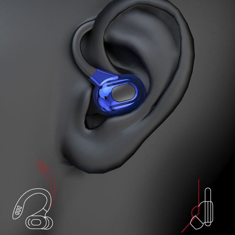 F8 Hanging Ear Stereo Wireless Bluetooth Earphones With Charging Bin(Red Double Ear) - Bluetooth Earphone by PMC TechLife | Online Shopping South Africa | PMC TechLife